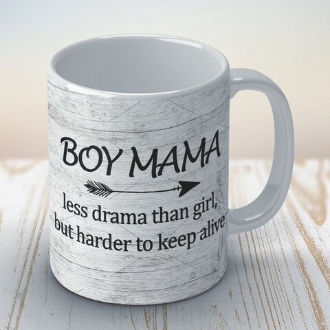 For moms: Boy Mama Coffee Mug