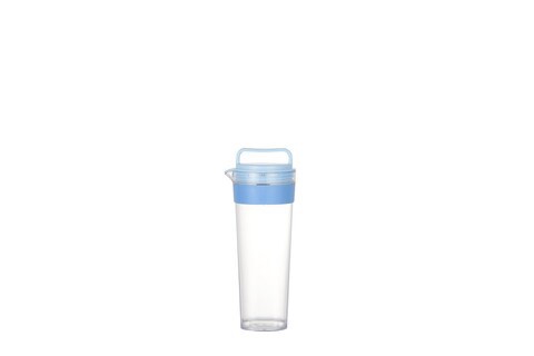 Vague Water Pitcher 1.4 L With 4 Cups 400 Ml Set Blue