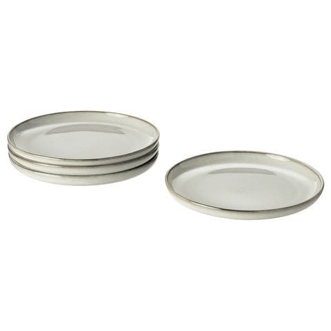 Gladelig - Side Plate, Grey, 20 Cm