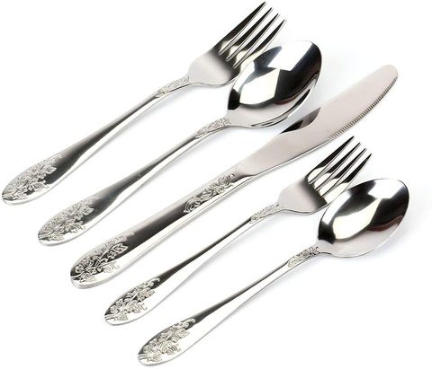 Bekith Stainless Steel Flatware Set - 40 Pieces