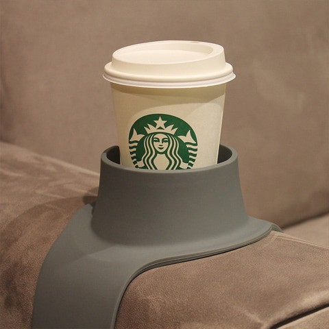 CouchCoaster - The Ultimate Drink Holder For Your Sofa - Steel Grey - CCR-STL-GRY