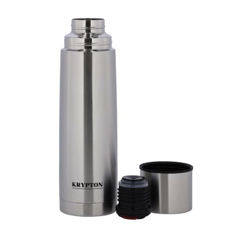 Krypton 500Ml Stainless Steel Vacuum Flask - Heat Insulated Thermos For Keeping Hot/Cold Long Hour, Double-Walled, Perfect For Hot Water, Tea, Beverages, 2 Years Warranty