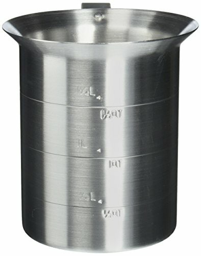 Crestware 2-Quart Aluminum Liquid Measures