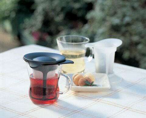 Hario 1-Cup Tea Maker, Black