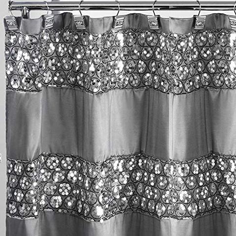 Popular Bath 233810 Sinatra Collection, Shower Curtain Hooks, Silver