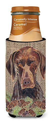 Caroline&#39;s Treasures Sc9035Muk German Shorthaired Pointer Ultra Beverage Insulators For Slim Cans, Slim Can, Multicolor