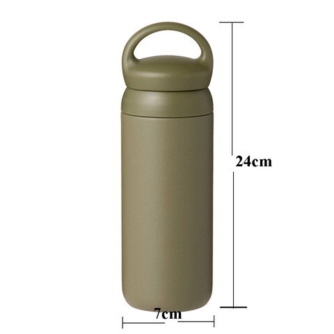 Stainless Steel Vacuum Insulated Travel Tumbler with Double Partition SEALING Ring - 500ml (GREY)