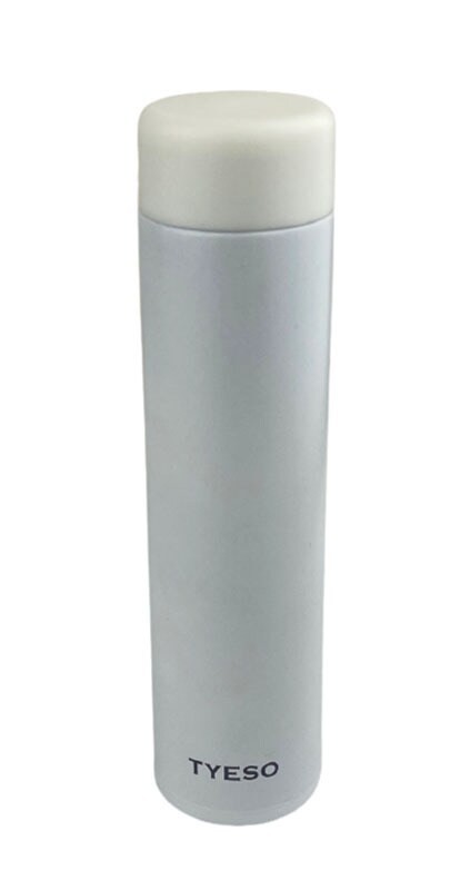 Pocket Size Tumbler - Stainless Steel Vacuum Insulated Travel Tumbler with Double Partition SEALING Ring - 200ml (White)