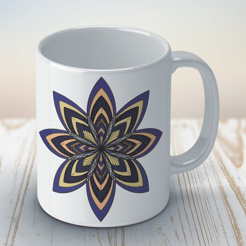 Tasneem Chandia: Ethnic Pattern Coffee Mug