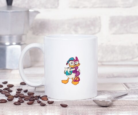 Loud Universe - 11oz Ceramic Coffee Mug Couple Donald Duck Cute Couple Love Novelty Coffee Mug Gift