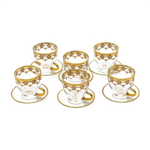 San Marco 6pcs Tea Cup &amp; 6pcs Saucer- Made In Italy