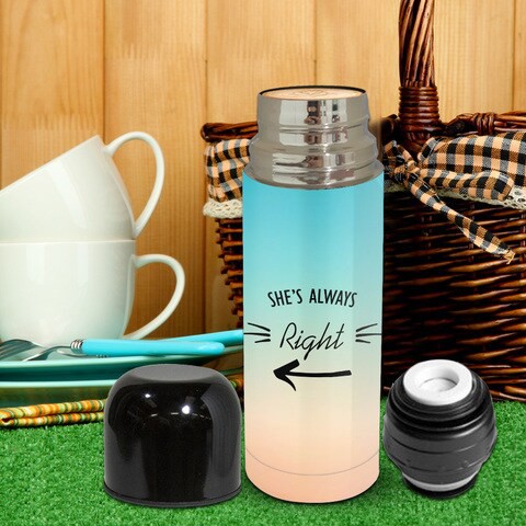 She&#39;s always right Thermos Flask