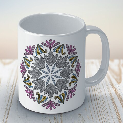 Tasneem Chandia: Ethnic Pattern Coffee Mug