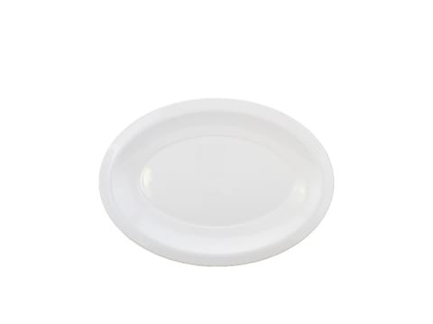 SHALLOW OVAL SERVING PLATTER - LARGE (36 CM)- WHITE (MCHP-3035-WH), 3PCS SET