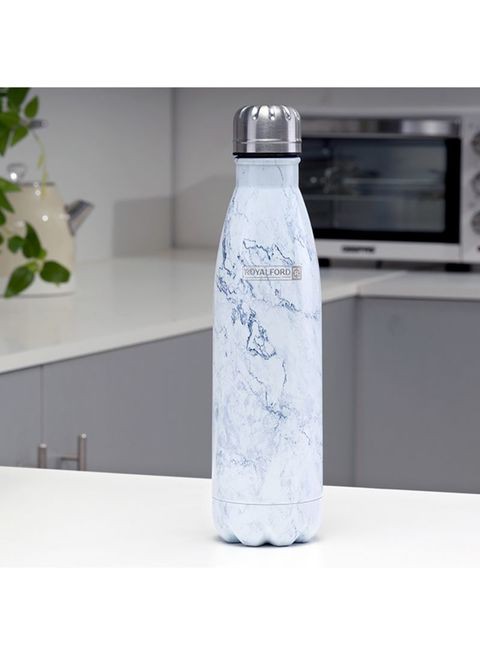 ROYALFORD Vacuum Bottle White/Silver/Blue 500ml