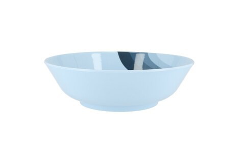 Royalford Melamine 8.5&quot; Super Ray Stainless Steel Serving Bowlblue