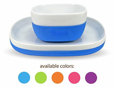 ZoLi NOSH Ceramic Bowl &amp; Plate set - Green