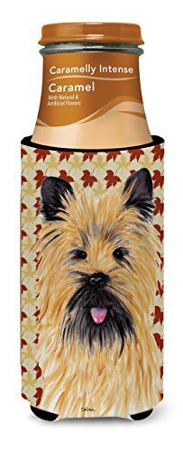 Caroline&#39;s Treasures Sc9215Muk Cairn Terrier Fall Leaves Portrait Ultra Beverage Insulators For Slim Cans, Slim Can, Multicolor