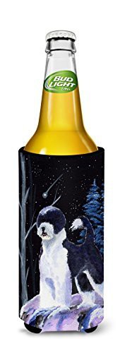 Caroline&#39;s Treasures Ss8399Muk Starry Night Portuguese Water Dog Ultra Beverage Insulators For Slim Cans, Slim Can, Multicolor