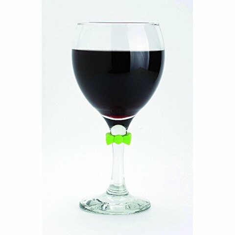 Joie Bow Tie Drink and Wine Charm Set, Set of 6