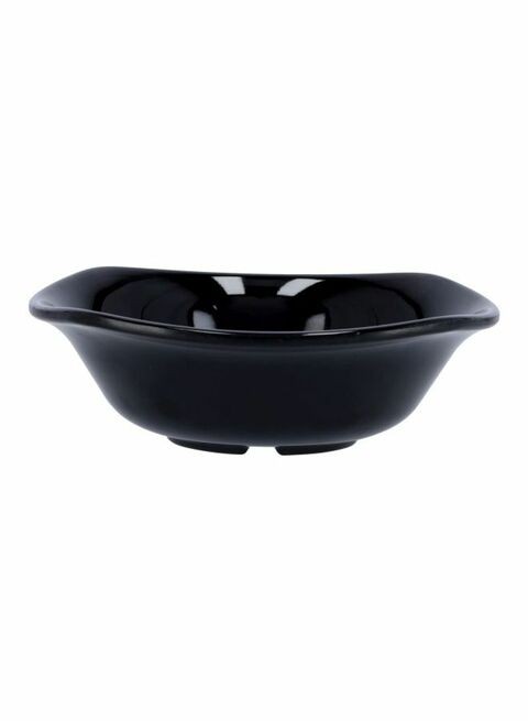 Royalford Square Melamine Bowl Black 7Inch