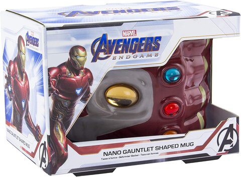 Paladone Nano Gauntlet Shaped Marvel Avengers, Endgame, 3D Oversized Ceramic Drinking Mug Tea Coffee, Dolomite