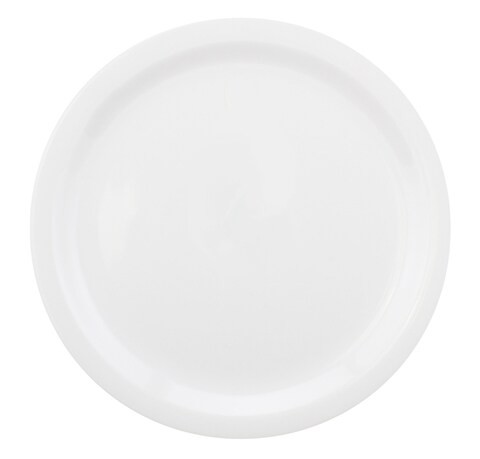 SHALLOW ROUND SERVING PLATTER -SMALL(19CM) - WHITE (MCP-5003-WH)