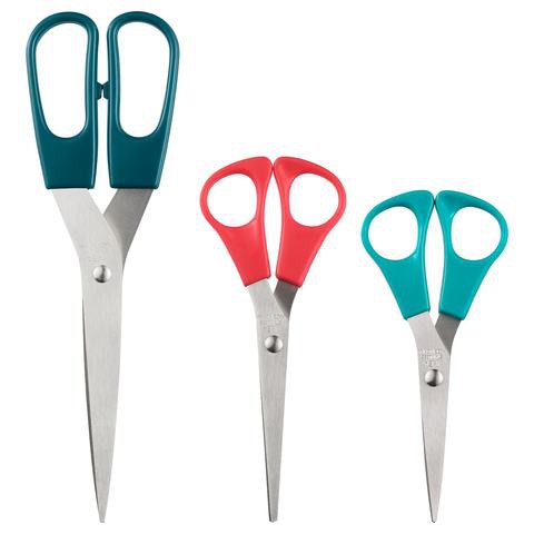 Trojka - Scissors, Set Of 3, Multicolour