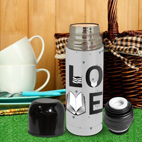 Love For Books Thermos Flask