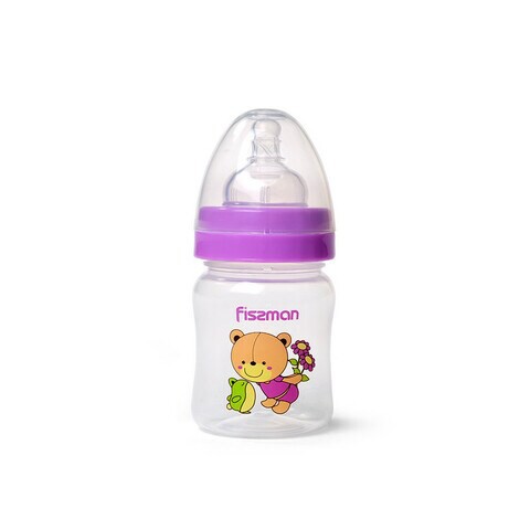 Fissman Feeding Bottle With Wide Neck 120ml (Plastic)