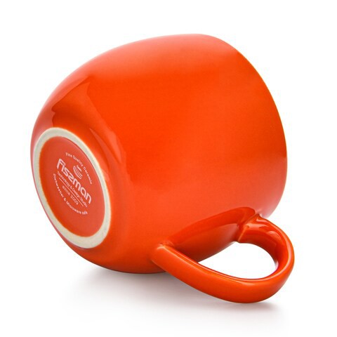 Fissman Ceramic Mug 320 ml Orange