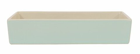 Bloomingville Cooking With Love Ceramic Olivia Tray With Mint Back, Multicolor