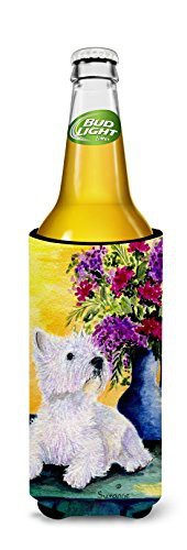 Caroline&#39;s Treasures Ss8301Muk Westie Ultra Beverage Insulators For Slim Cans, Slim Can, Multicolor