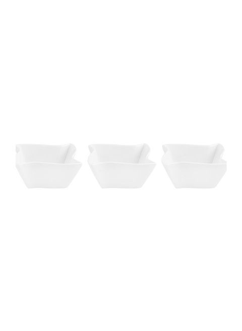 Delcasa 3-Piece Bowl Set White