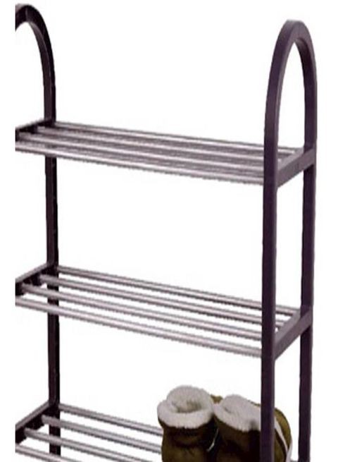 5-Tier Shoe Rack Grey