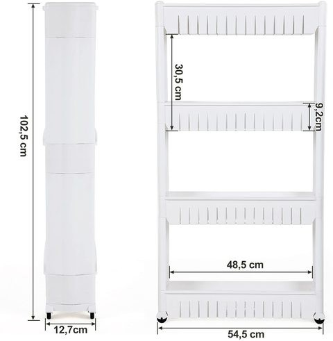 Doreen Kitchen Shelving Unit with 4 Shelves