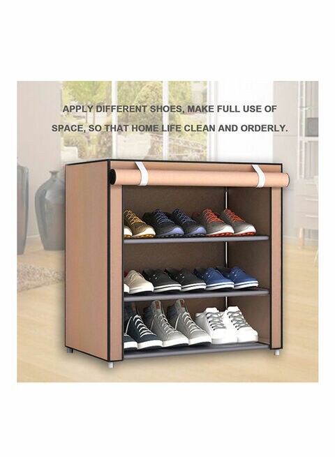 Generic Shoes Organizer Rack Brown 30X60X55Centimeter