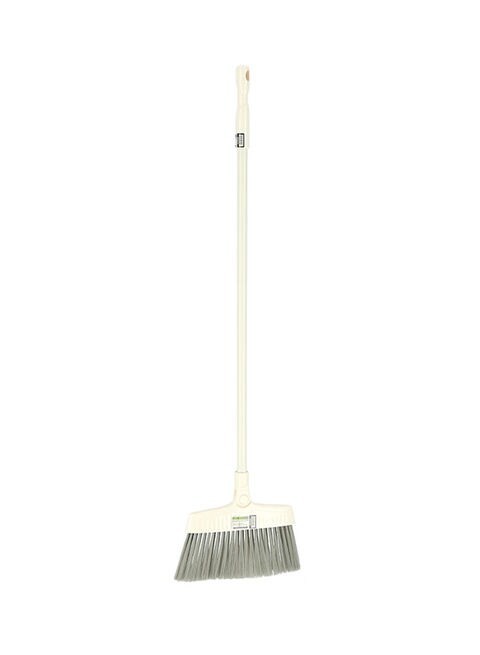 ROYALFORD Dust Pan With Long Brush Beige/Grey/White