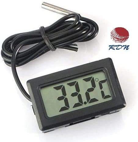 RDN 50 110&deg;c Digital LCD Thermometer New Refrigerator Fridge Freezer Humidity Meters Gauge Indoor Temperature