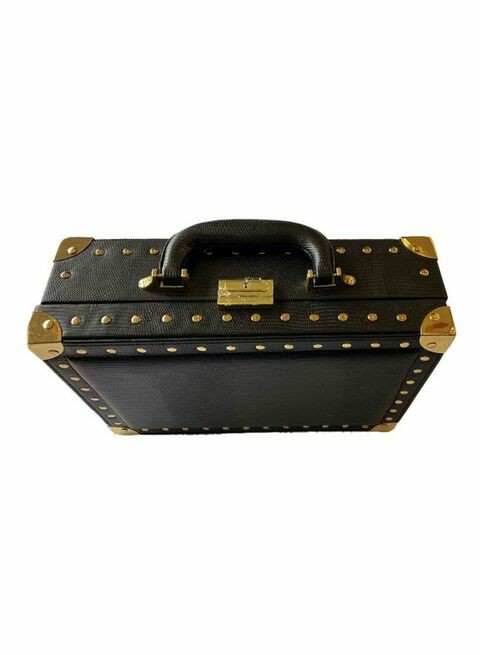 East Lady Multifunction Jewelry Box Black/Beige/Gold