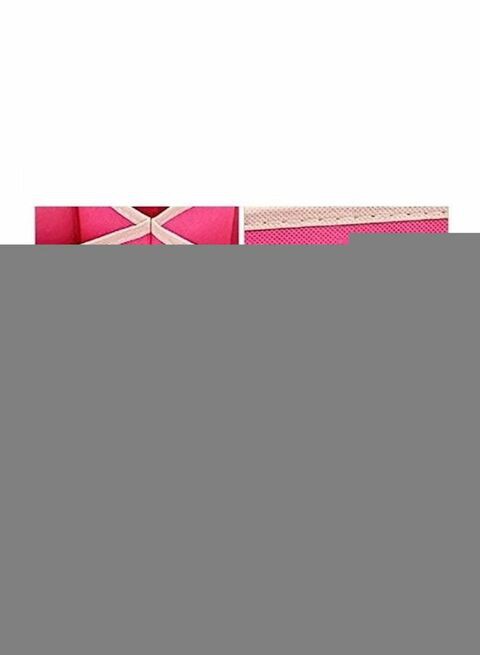 Generic - 4 Set Drawer Dividers Closet Organizers Bra Clothing Underwear Storage Boxes In Red