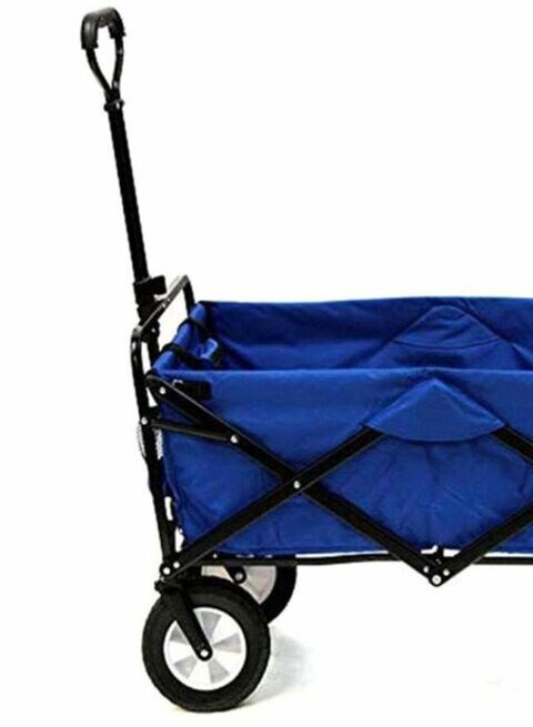 Portable Garden Cart Blue/Black 54x116x90cm