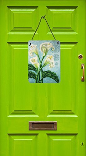 Caroline&#39;s Treasures Jyj0070Ds1216 Arum Lilly By Judith Yates Wall Or Door Hanging Prints, 12X16, Multicolor