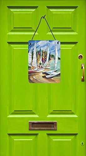 Caroline&#39;s Treasures Jmk1162Ds1216 Eastern Shore Sailboats Wall Or Door Hanging Prints, 12X16, Multicolor