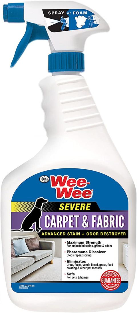 Four Paws Wee Wee Cat Carpet &amp; Fabric Stain &amp; Odor Destroyer 12/32Oz