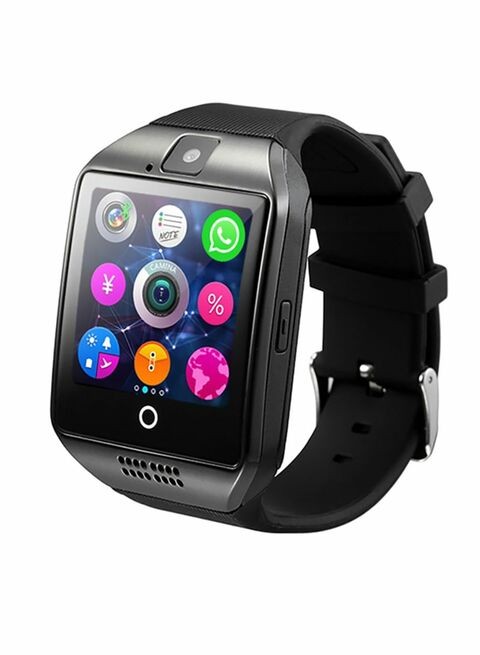 Generic Bluetooth Smart Watch With Touch Screen Big Battery Support TF Sim Card Camera Black