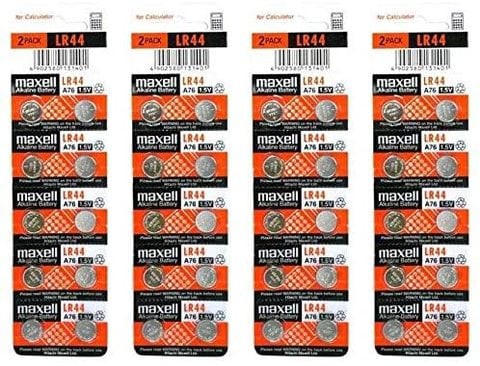 Generic 40 Fresh Genuine Maxell LR44 (A76) 357 1.5V Alkaline Button Cell Batteries