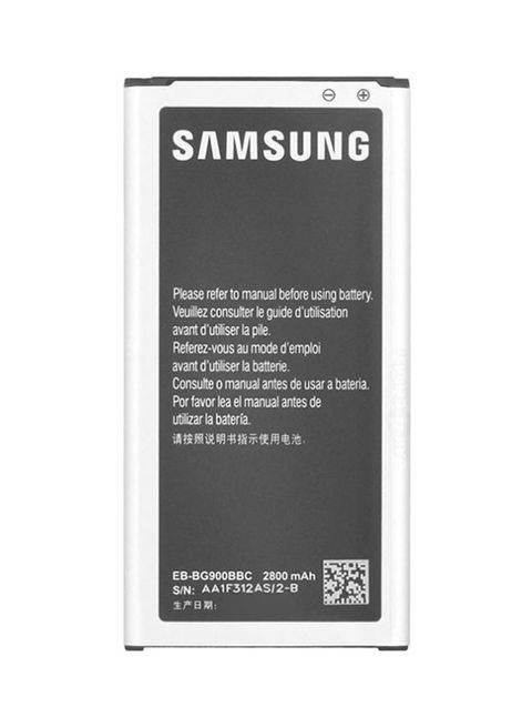 Samsung - Lithium-ion Battery For Samsung Galaxy S5 2800mAh Black