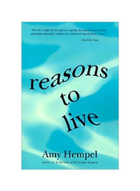 Reasons To Live Paperback English by Amy Hempel