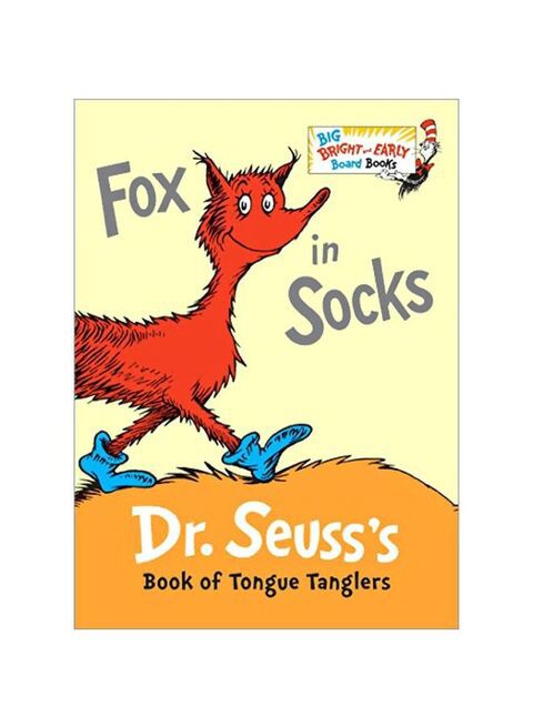 Fox In Socks: Dr. Seuss&#39;s Book Of Tongue Tanglers Board Book English by Theodor Seuss Geisel - 28 July 2015